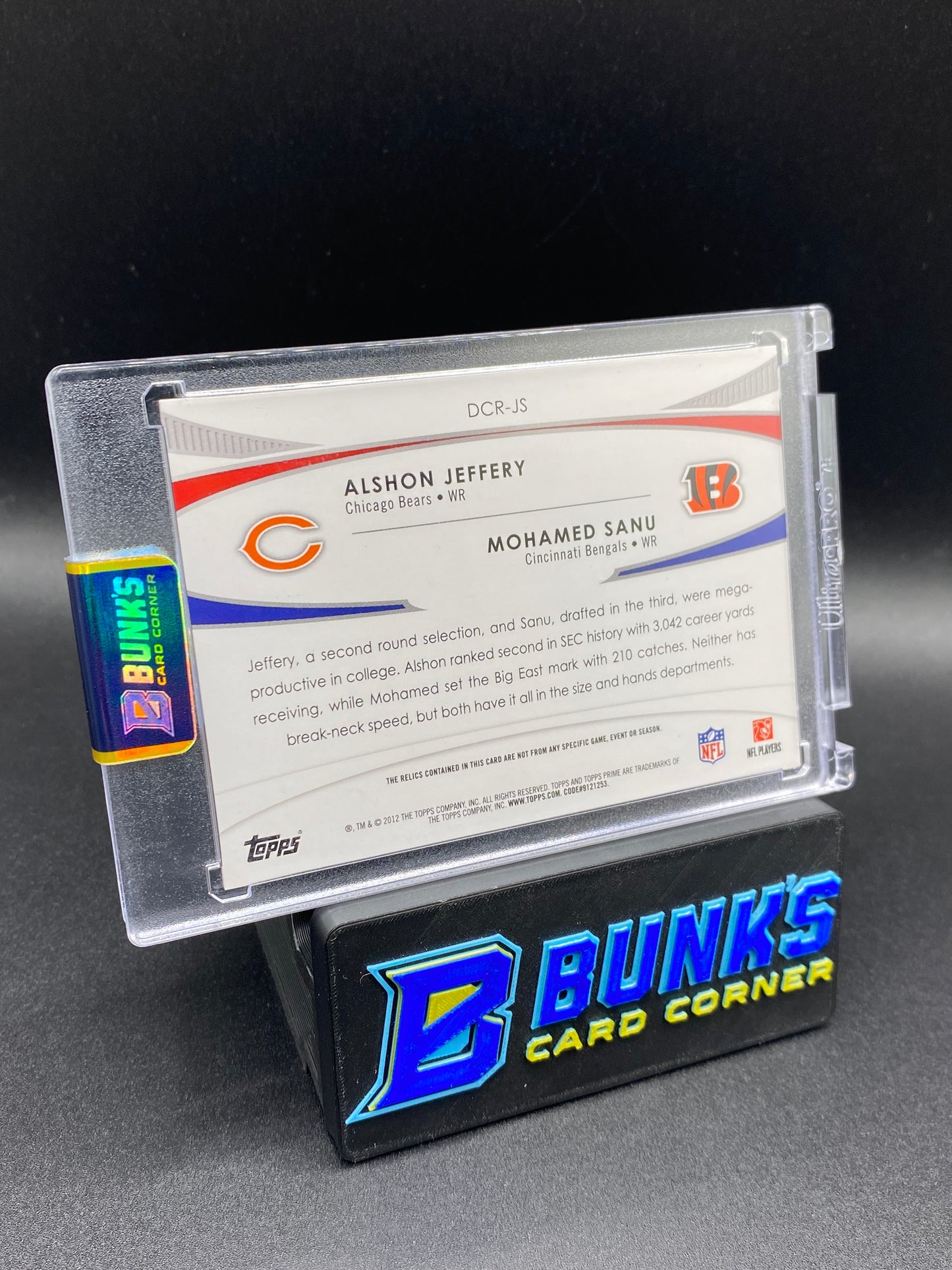 Alshon Jeffery & Mohamed Sanu Dual Combo Topps Prime 22/25