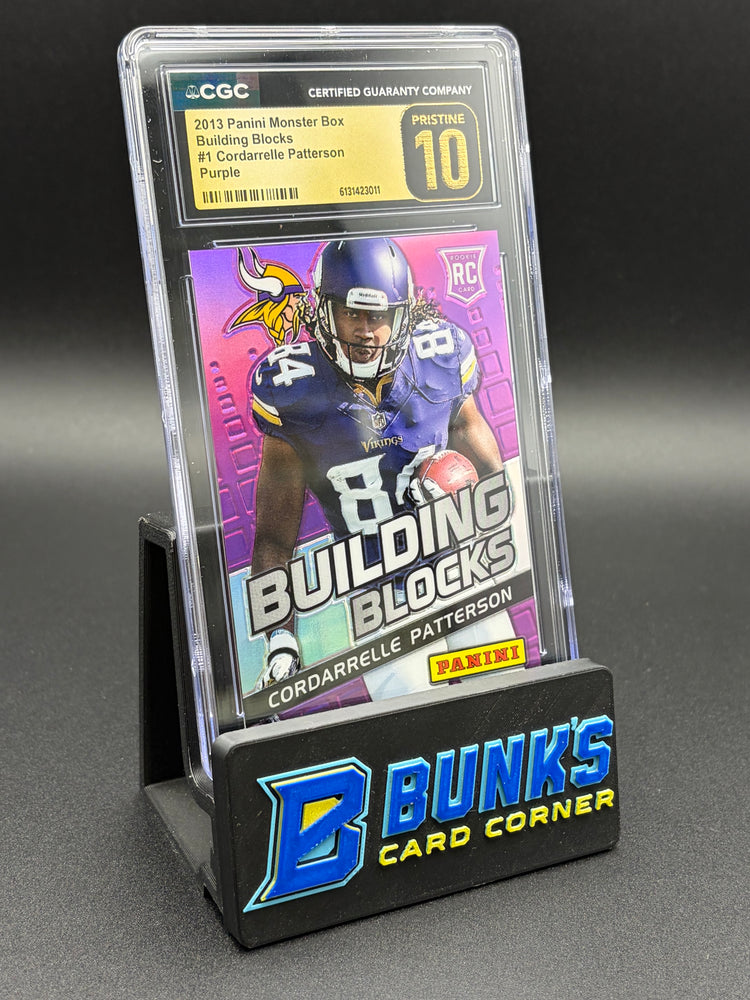 2013 Cordarrelle Patterson Purple Building Blocks CGC Pristine 10 RC 22/49