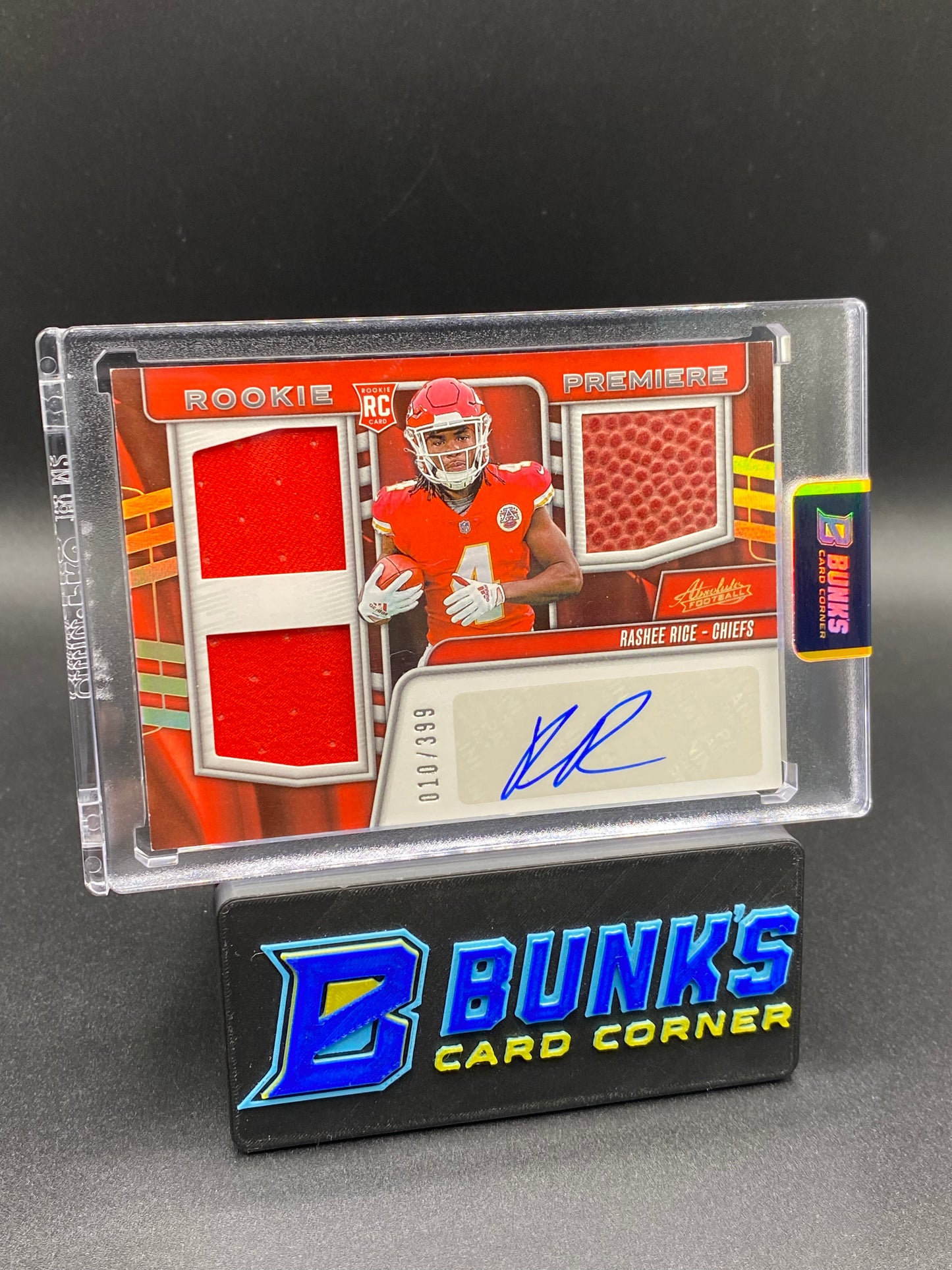 2023 Rashee Rice 10/399 Patches Auto Absolute Football Rc