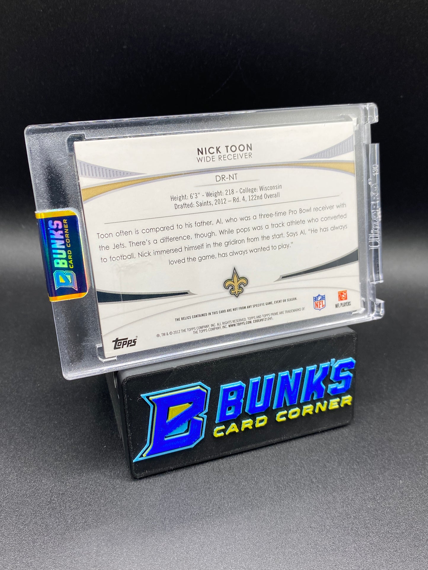 Nick Toon Topps Prime Patches 2/10 Rc