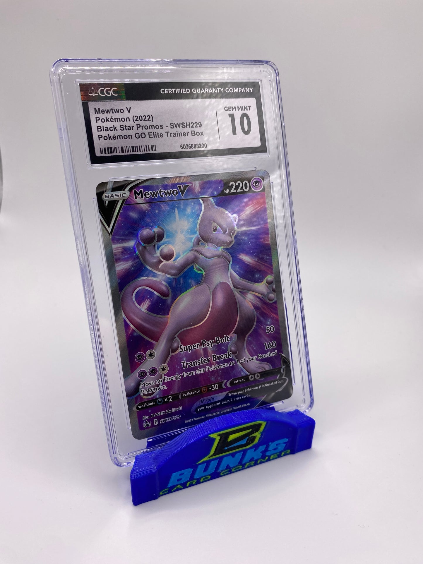 CGC 10 Mewtwo V Black Star Promo