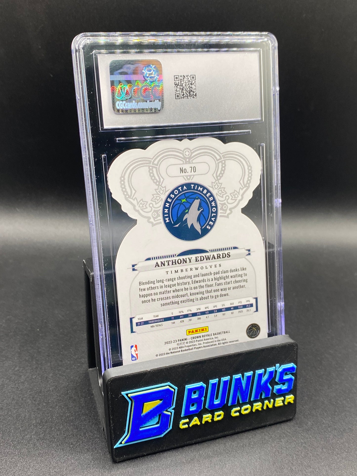 2022-23 Anthony Edwards Asia Red CGC 9.5