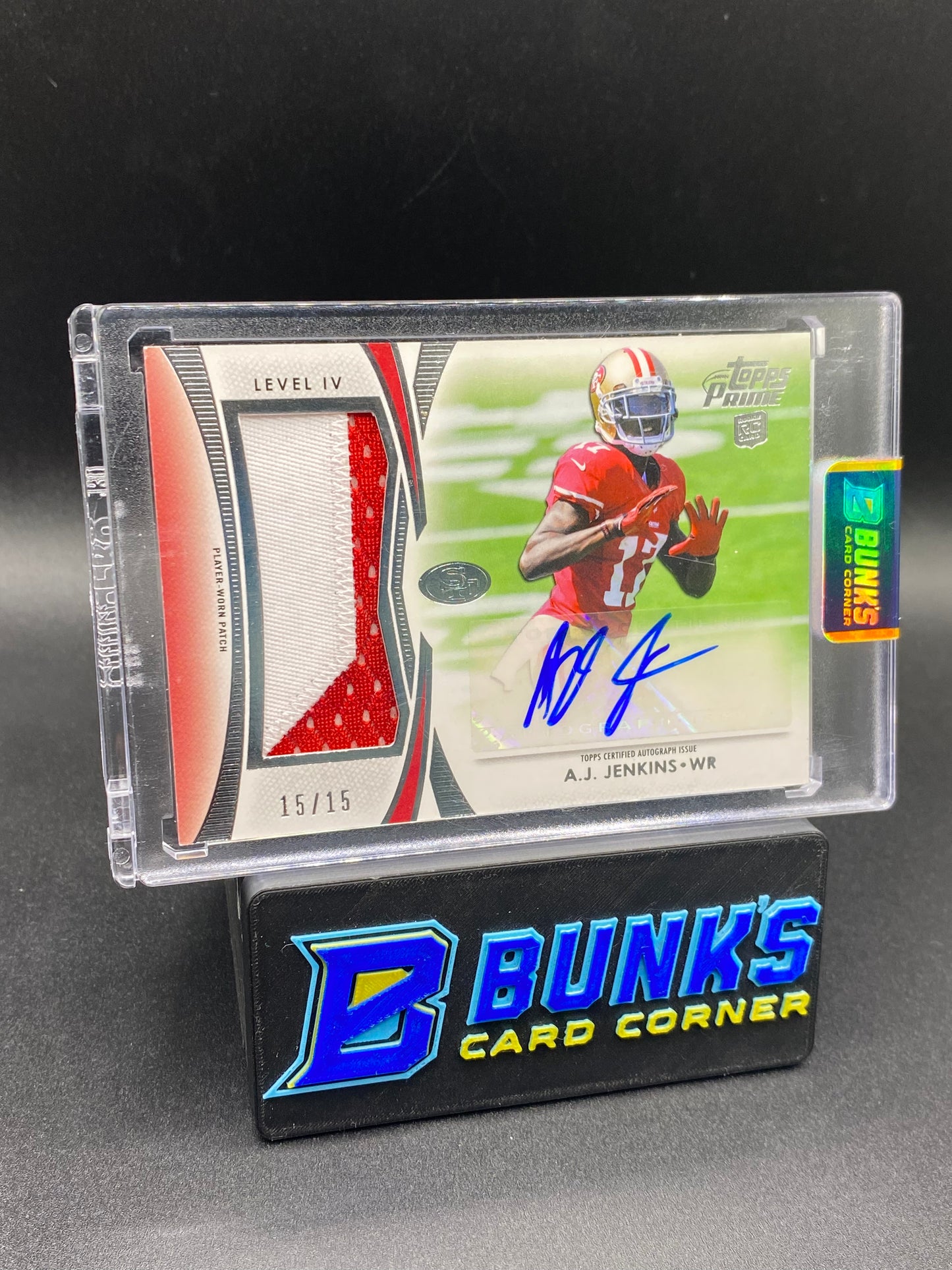 AJ Jenkins Topps Prime Patches 15/15 Rc