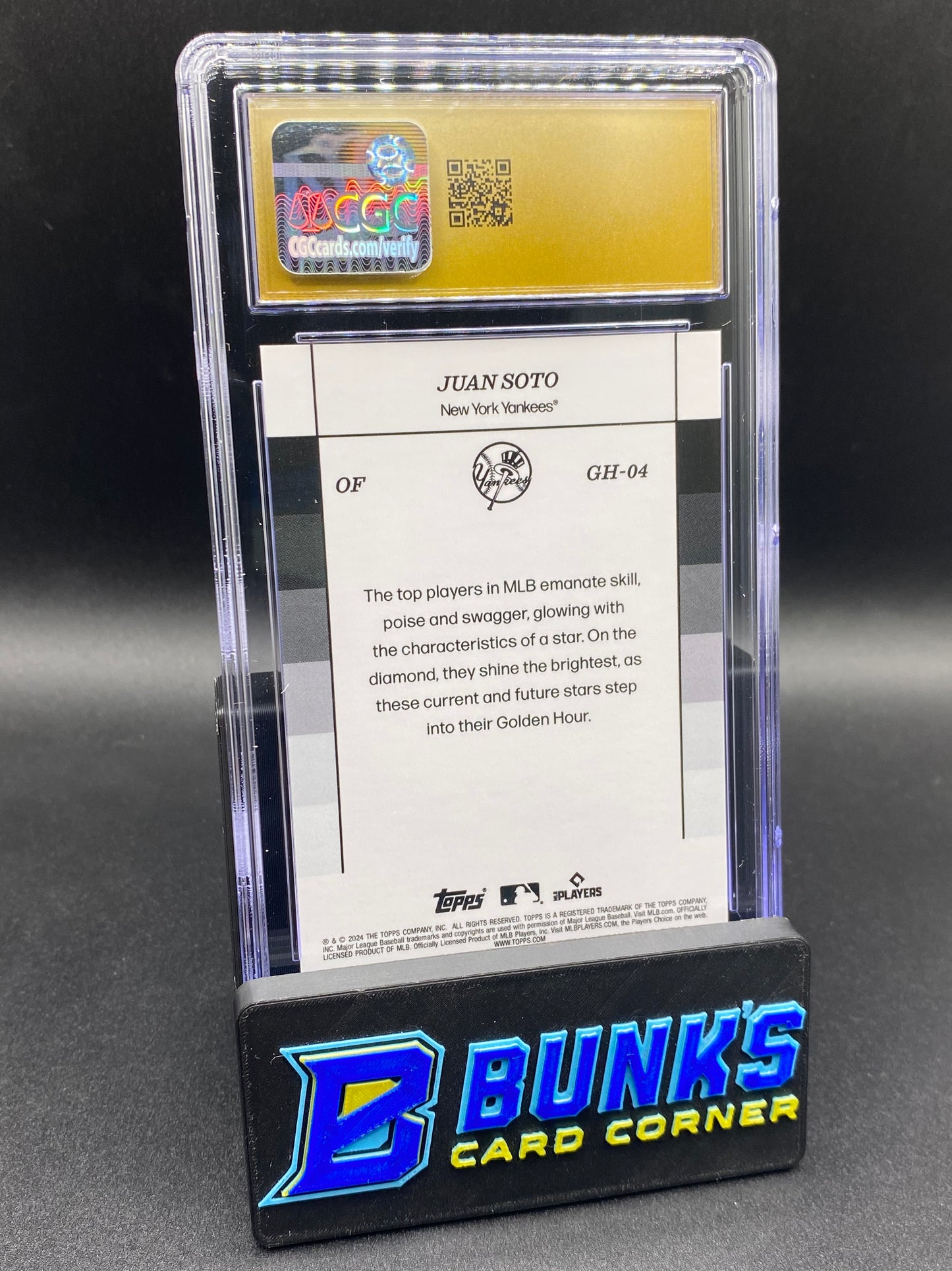 2024 Juan Soto Golden Hour 31/50 CGC PRISTINE 10