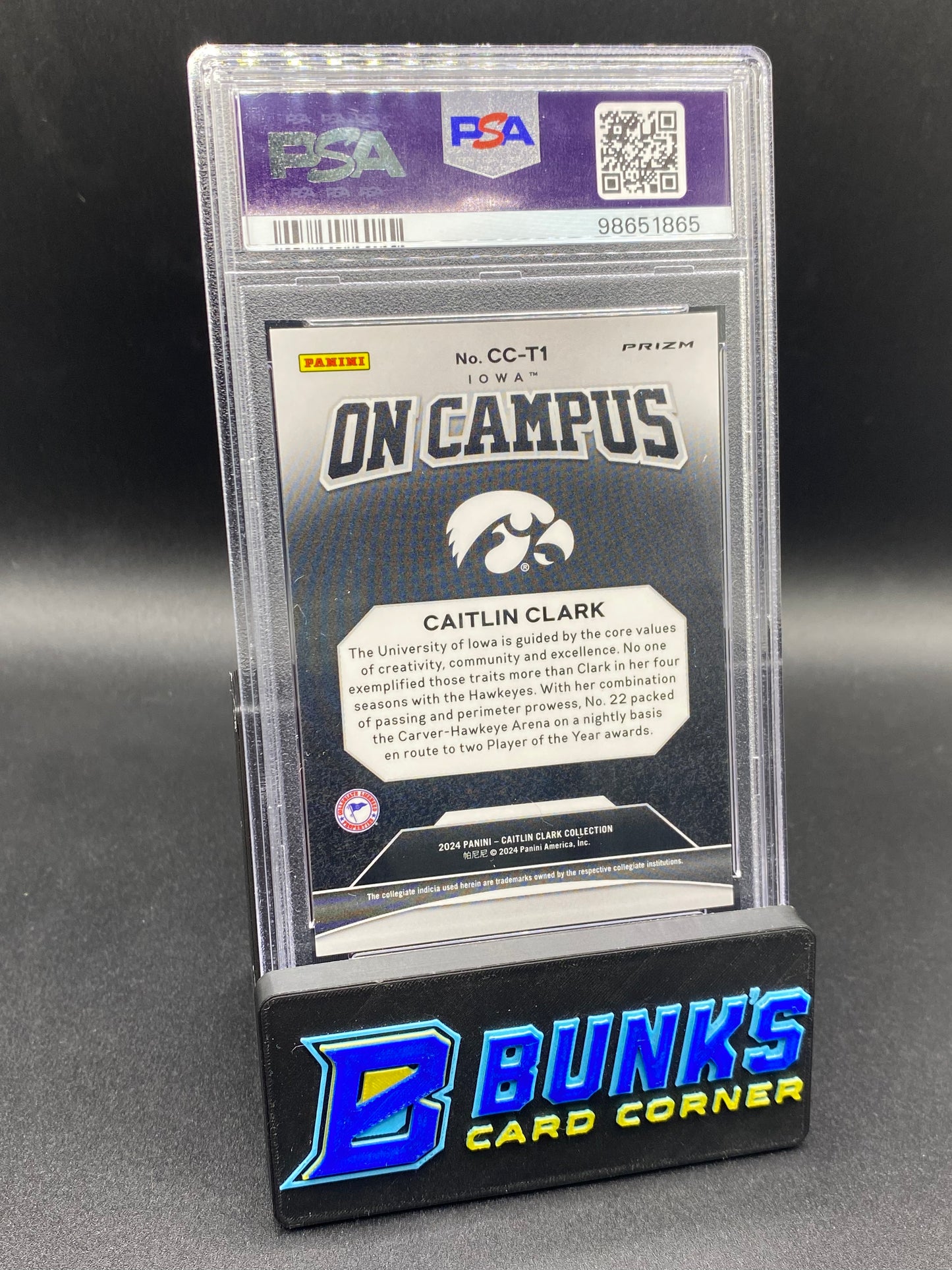 2024 Caitlin Clark On Campus Target Exclusive PSA 10