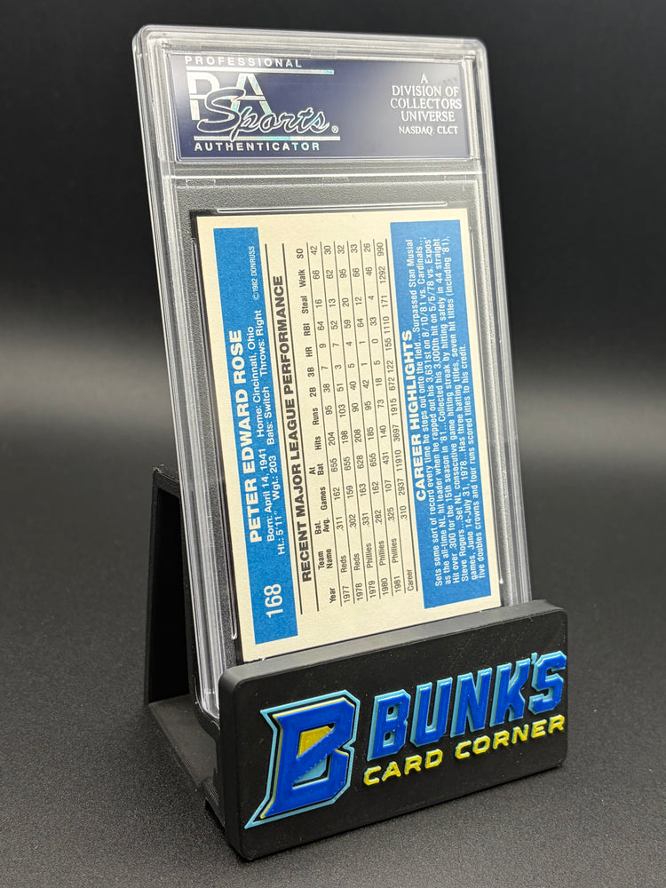 Pete Rose Auto Grade Only Trading Card PSA 10
