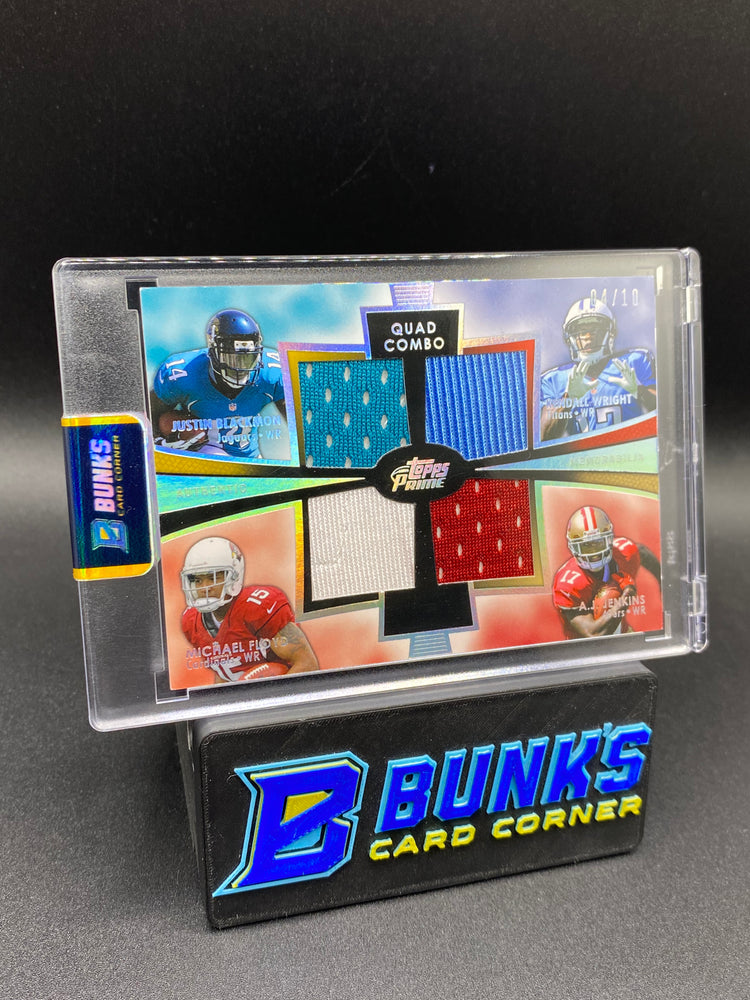 2012 Justin Blackmon, Kendall Wright, Michael Floyd, AJ Jenkins 4/10 Prime Time Quad Combo