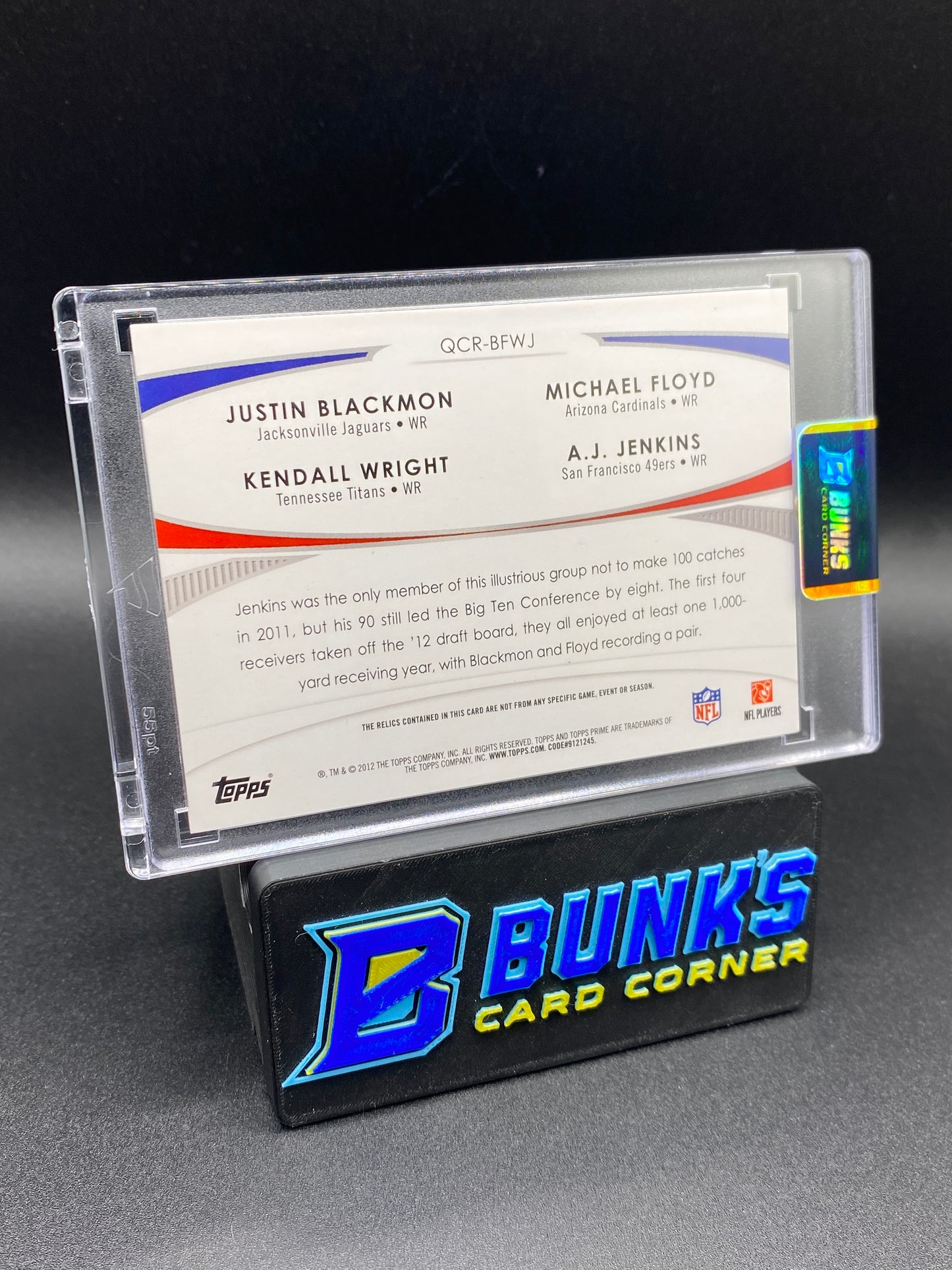 2012 Justin Blackmon, Kendall Wright, Michael Floyd, AJ Jenkins  4/10 Prime Time Quad Combo