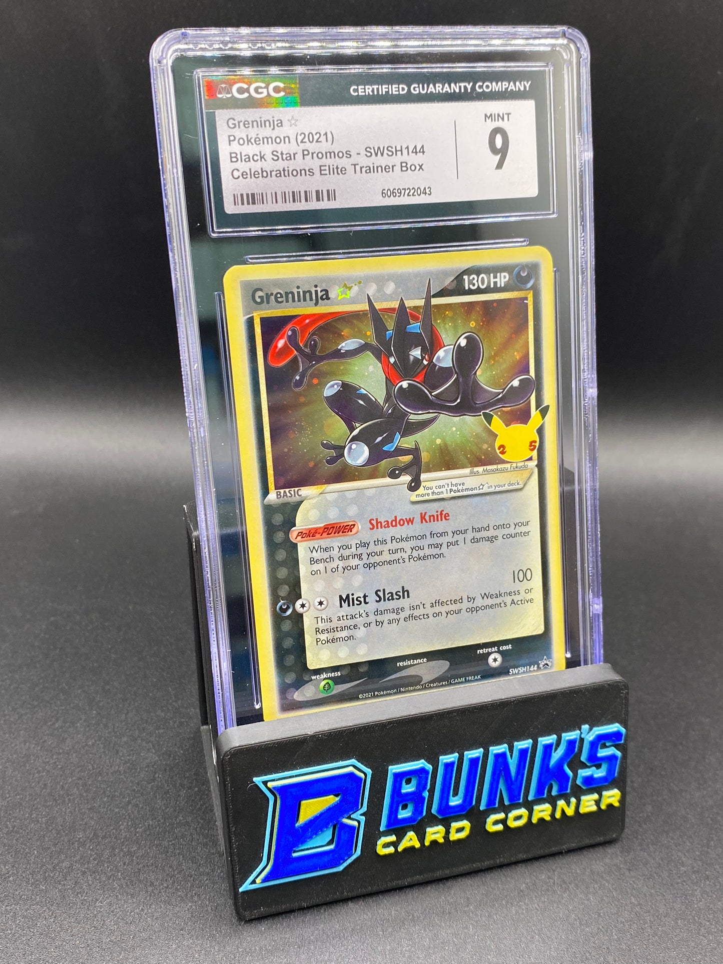 Greninja Gold Star Promo CGC 9