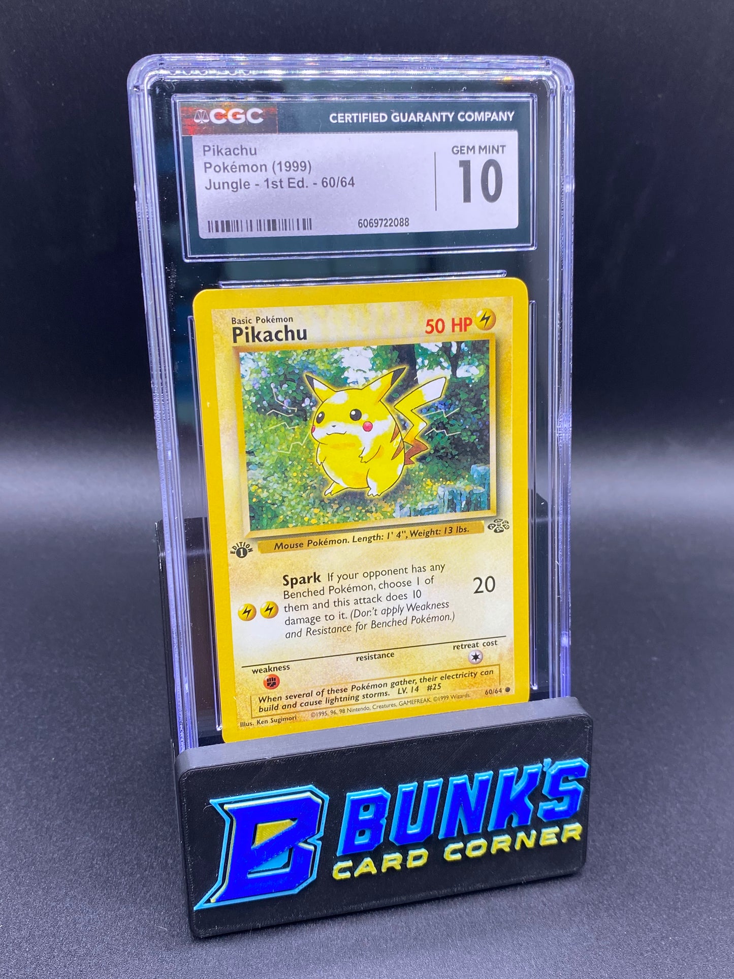 Pikachu Jungle 1st Edition CGC 10