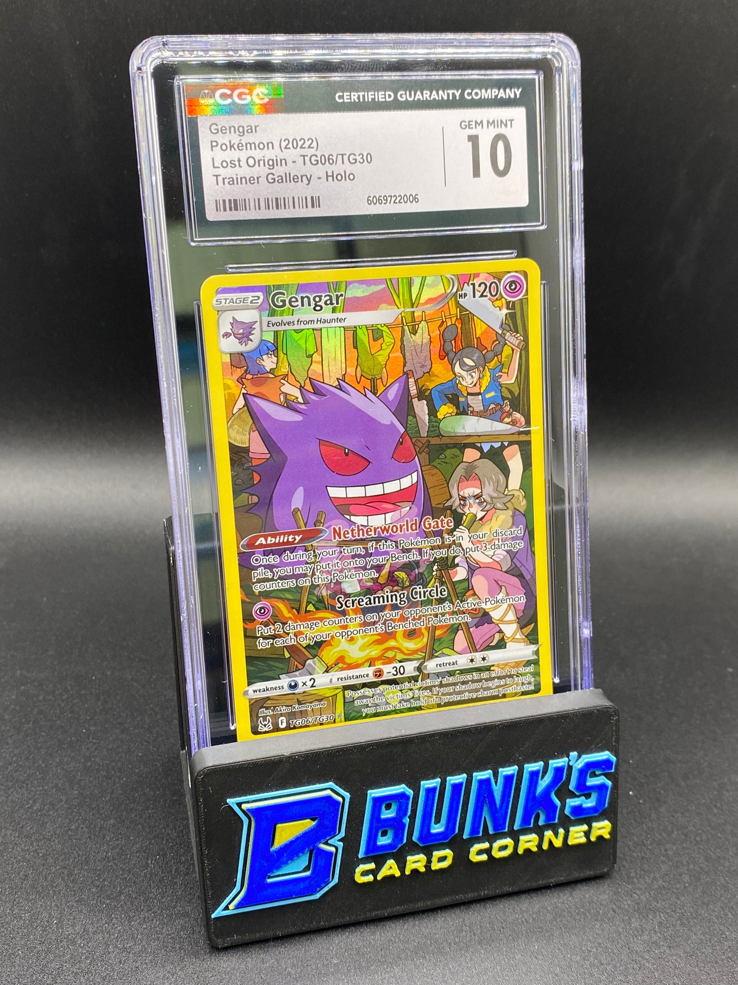 Gengar Trainer Gallery Lost Origin CGC 10