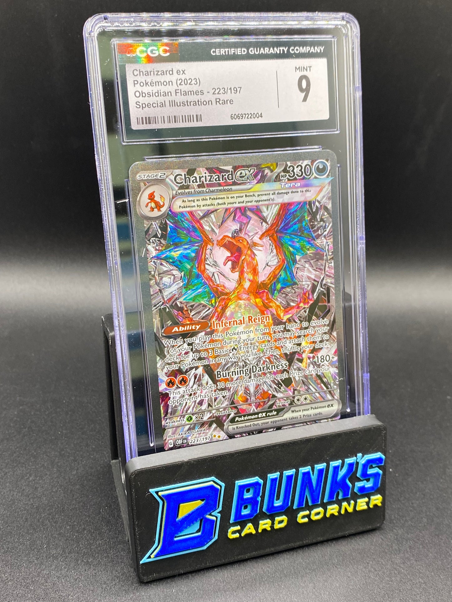 Charizard ex SIR Obsidian Flames CGC 9