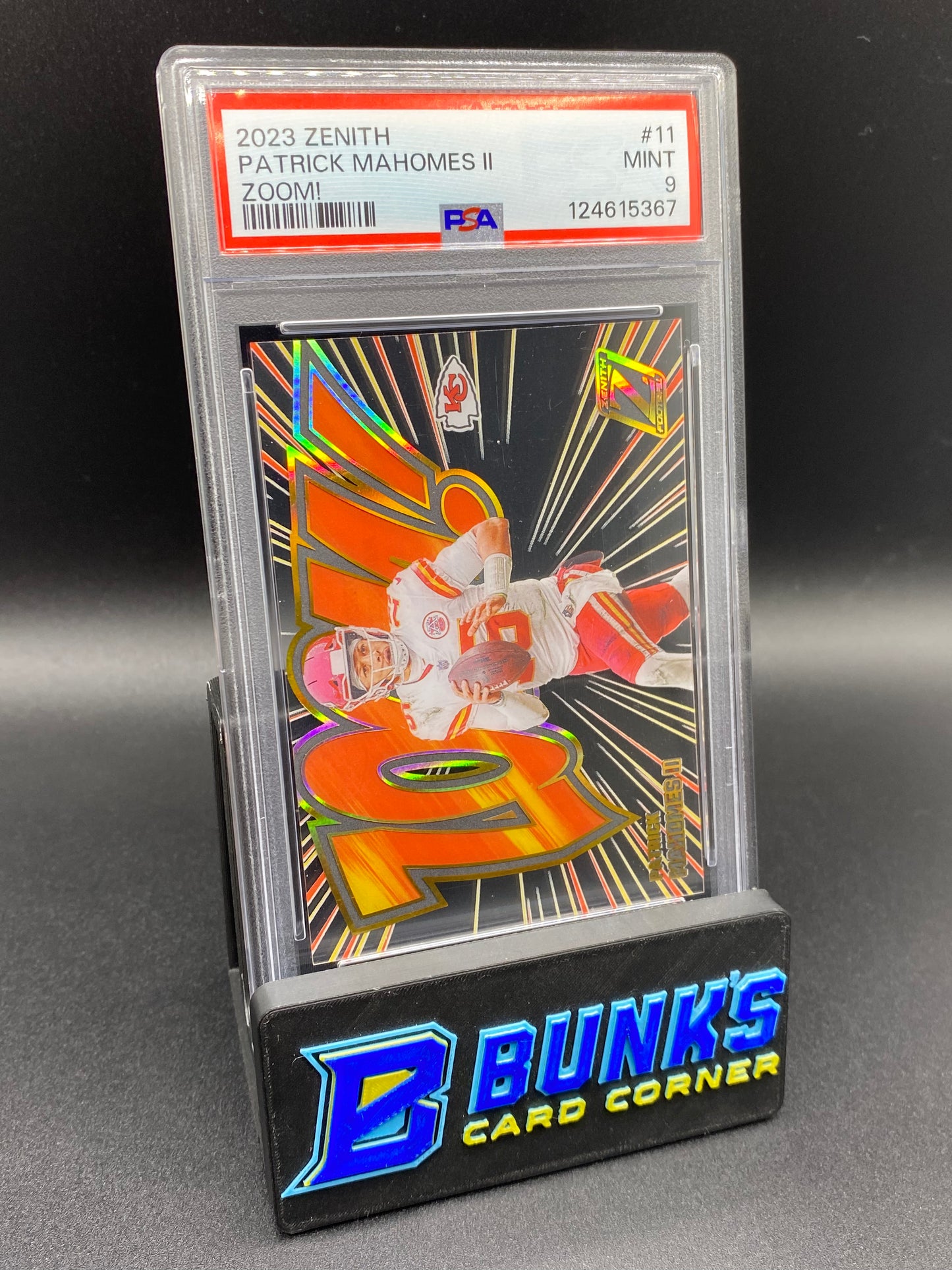 2023 Patrick Mahomes II Zoom! PSA 9