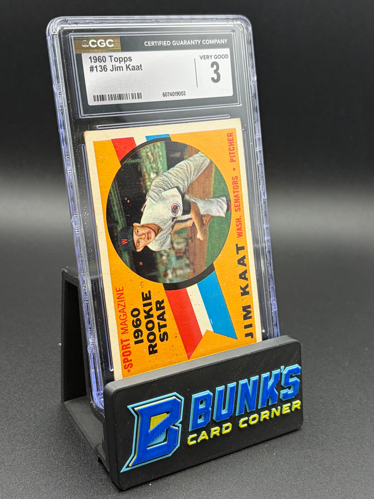 1960 Jim Kaat Topps CGC 3