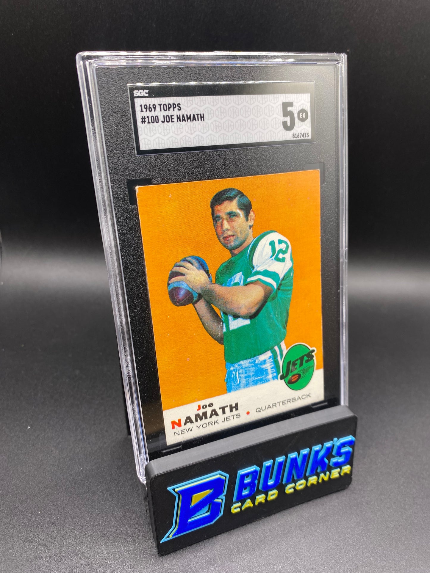 1969 Joe Namath SGC 5 (Box 29)