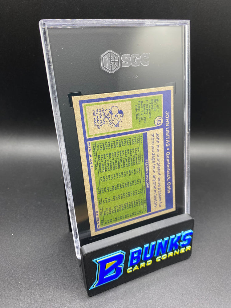 1972 Johnny Unitas SGC 7