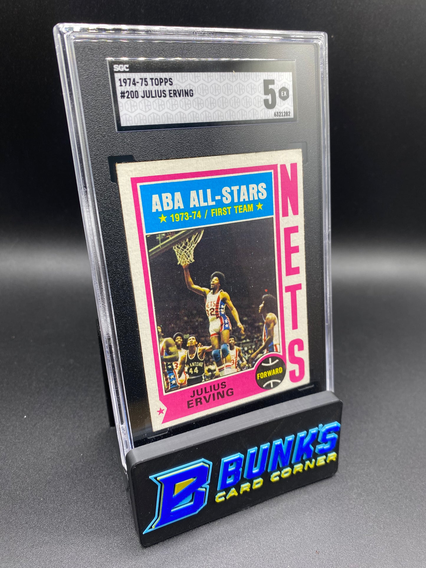 1974-5 Julius Erving SGC 5 (Box 29)