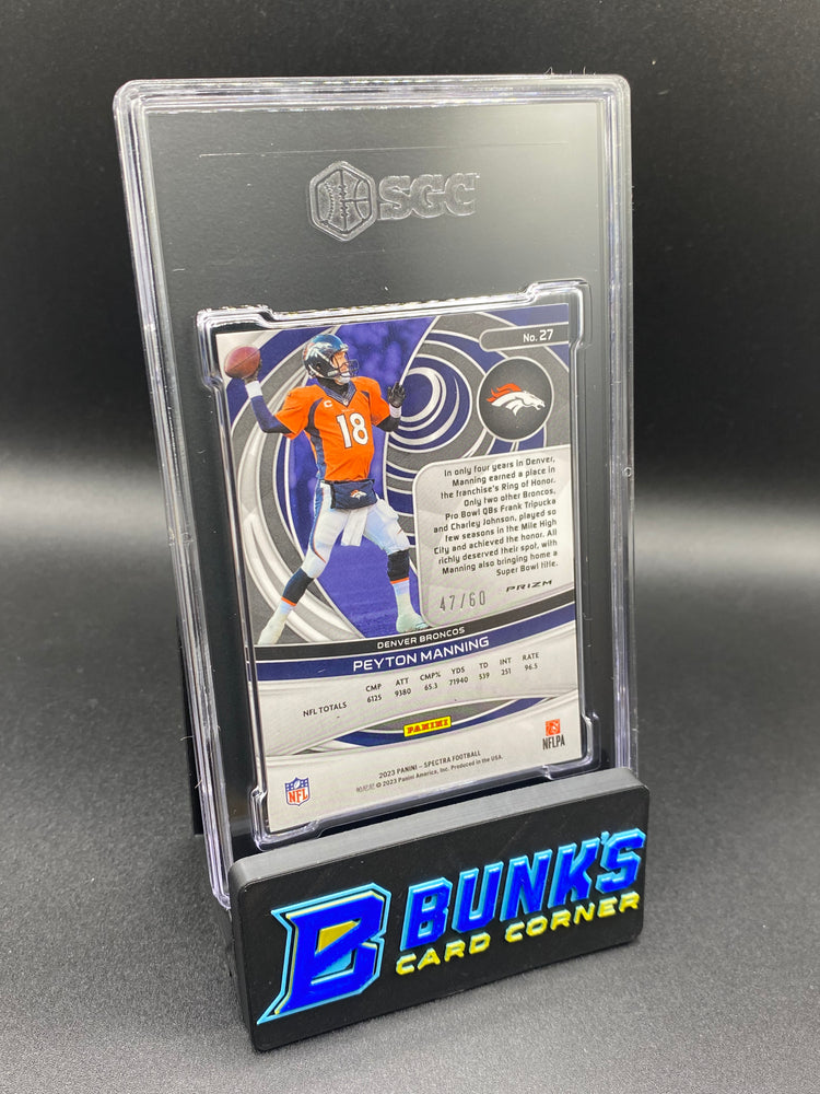 2023 Peyton Manning Interstellar Prizm SGC 9.5