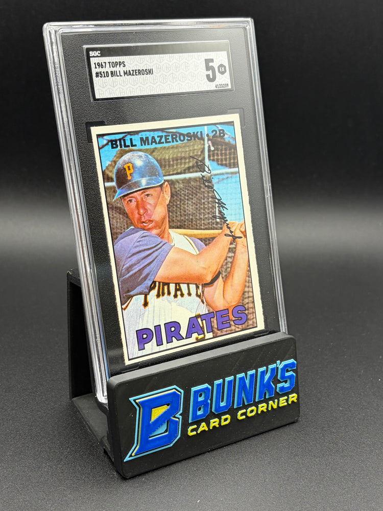 1967 Bill Mazeroski Topps SGC 5