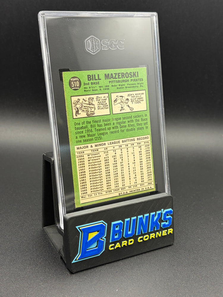1967 Bill Mazeroski Topps SGC 5