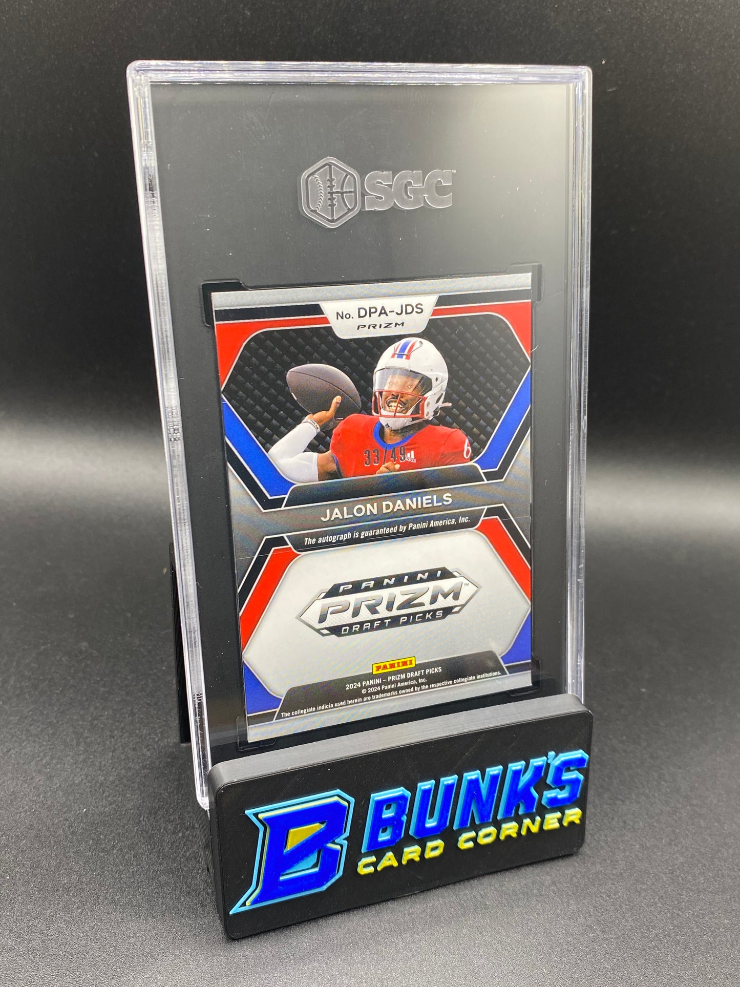 2024 Jalon Daniels Auto. Orange Pulsar SGC 10/10 (Box 30)