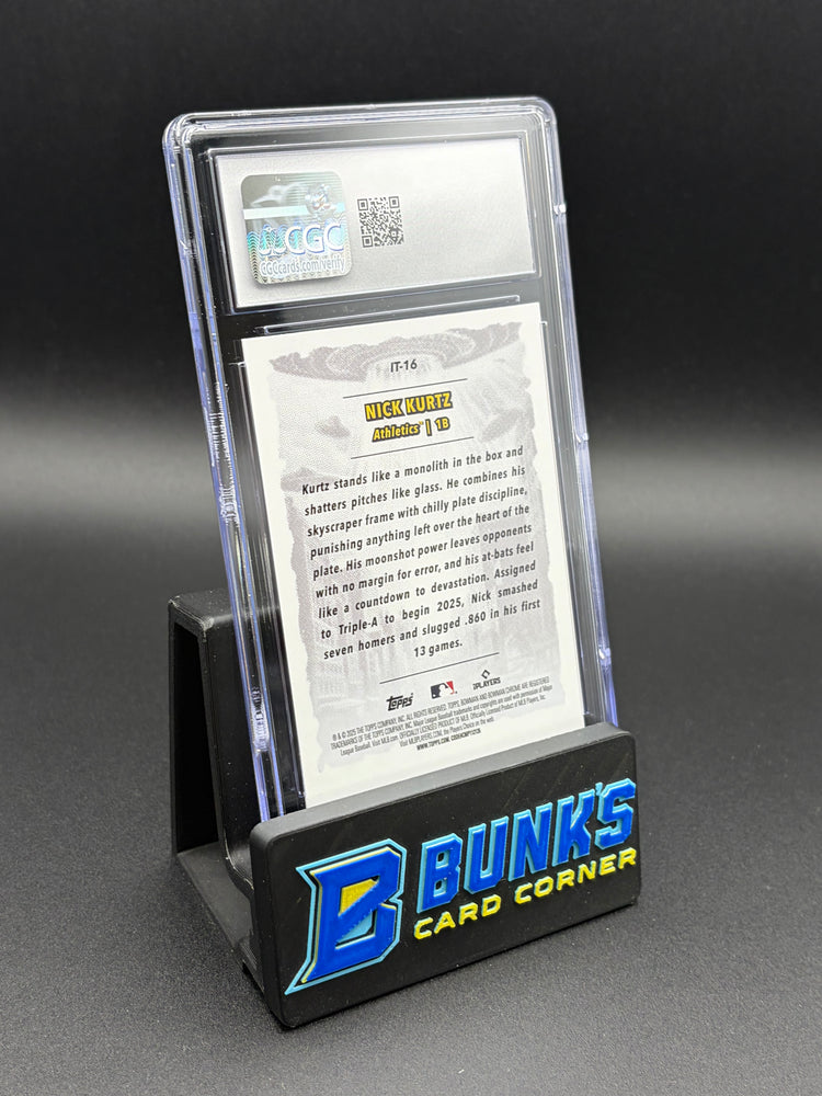 2025 Nick Kurtz It Came to the League CGC 10 RC