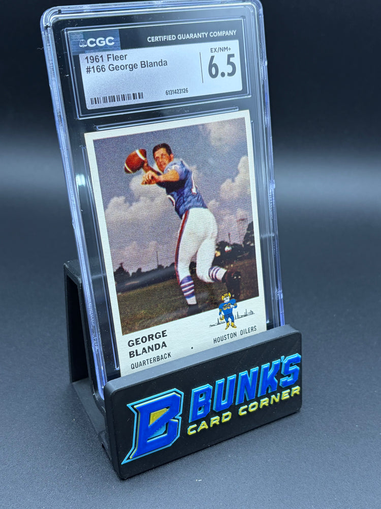 1961 George Blanda Fleer CGC 6.5