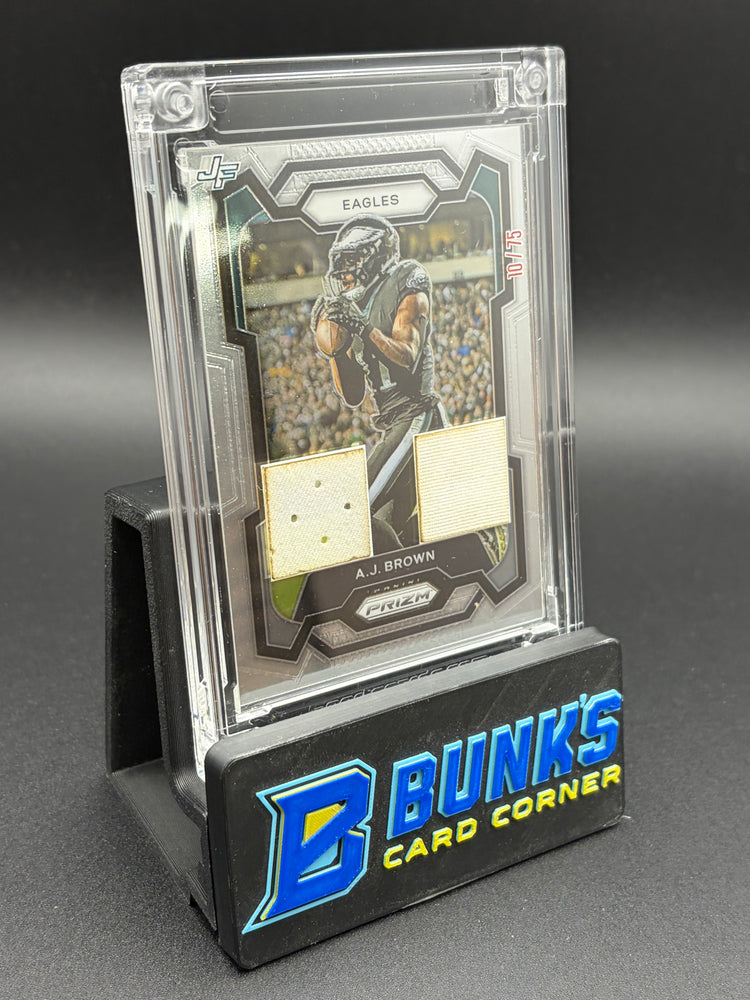 AJ Brown Panini Prizm Silver Jersey Fusion 10/75