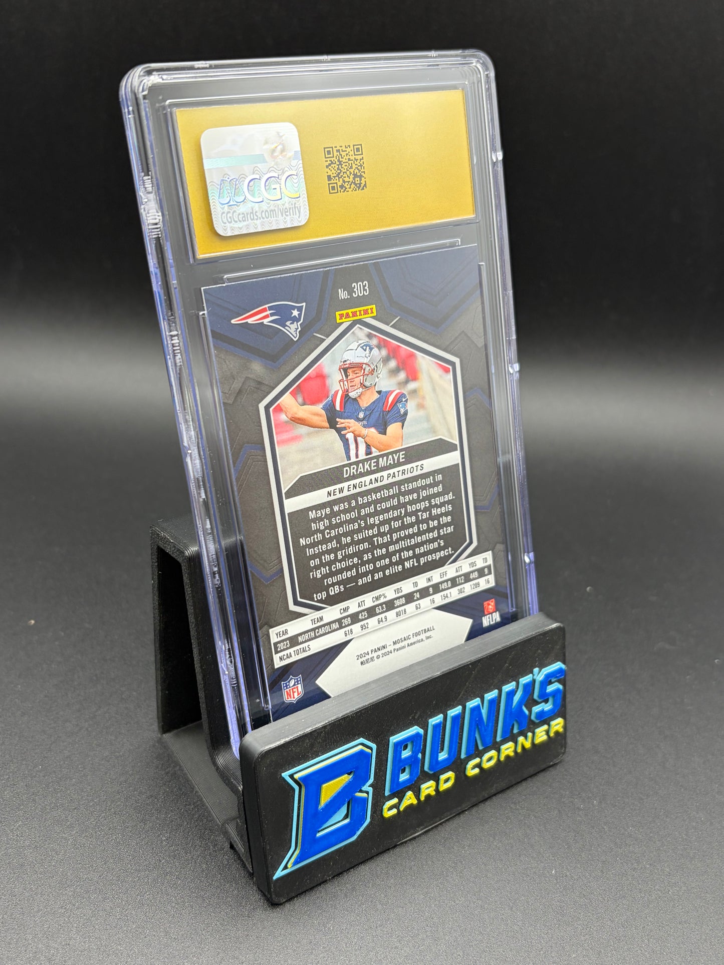 2024 Drake Maye Mosaic CGC Pristine 10 RC