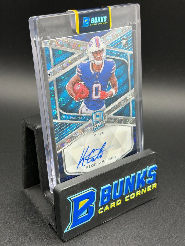 2024 Keon Coleman Panini Spectra Blue Auto RC 24/50
