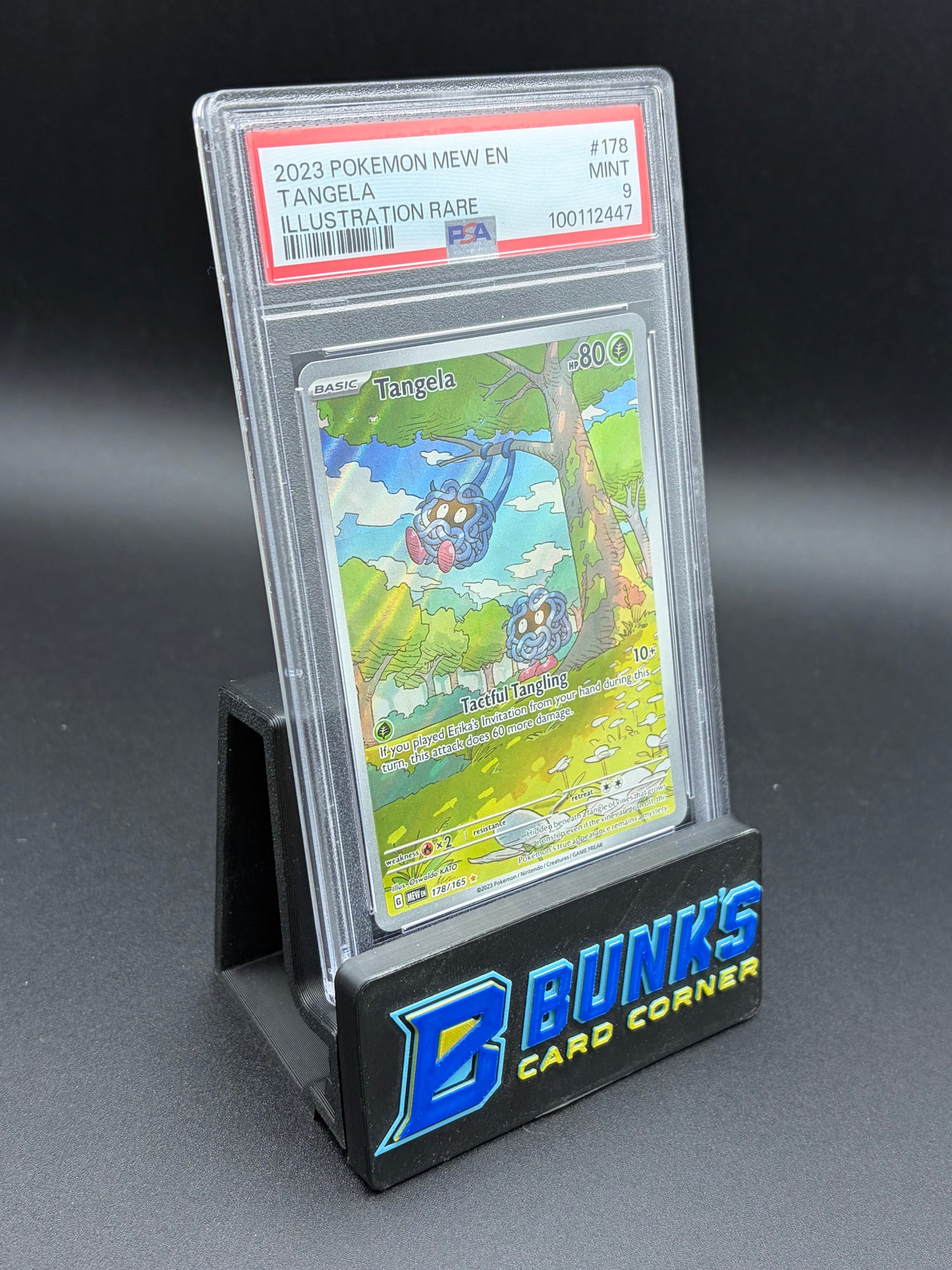 Tangela Illustration Rare PSA 9