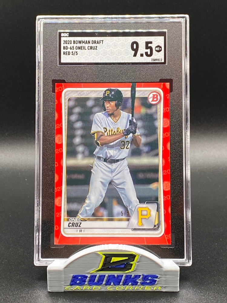 2020 Oneil Cruz Red 5/5 SGC 9.5