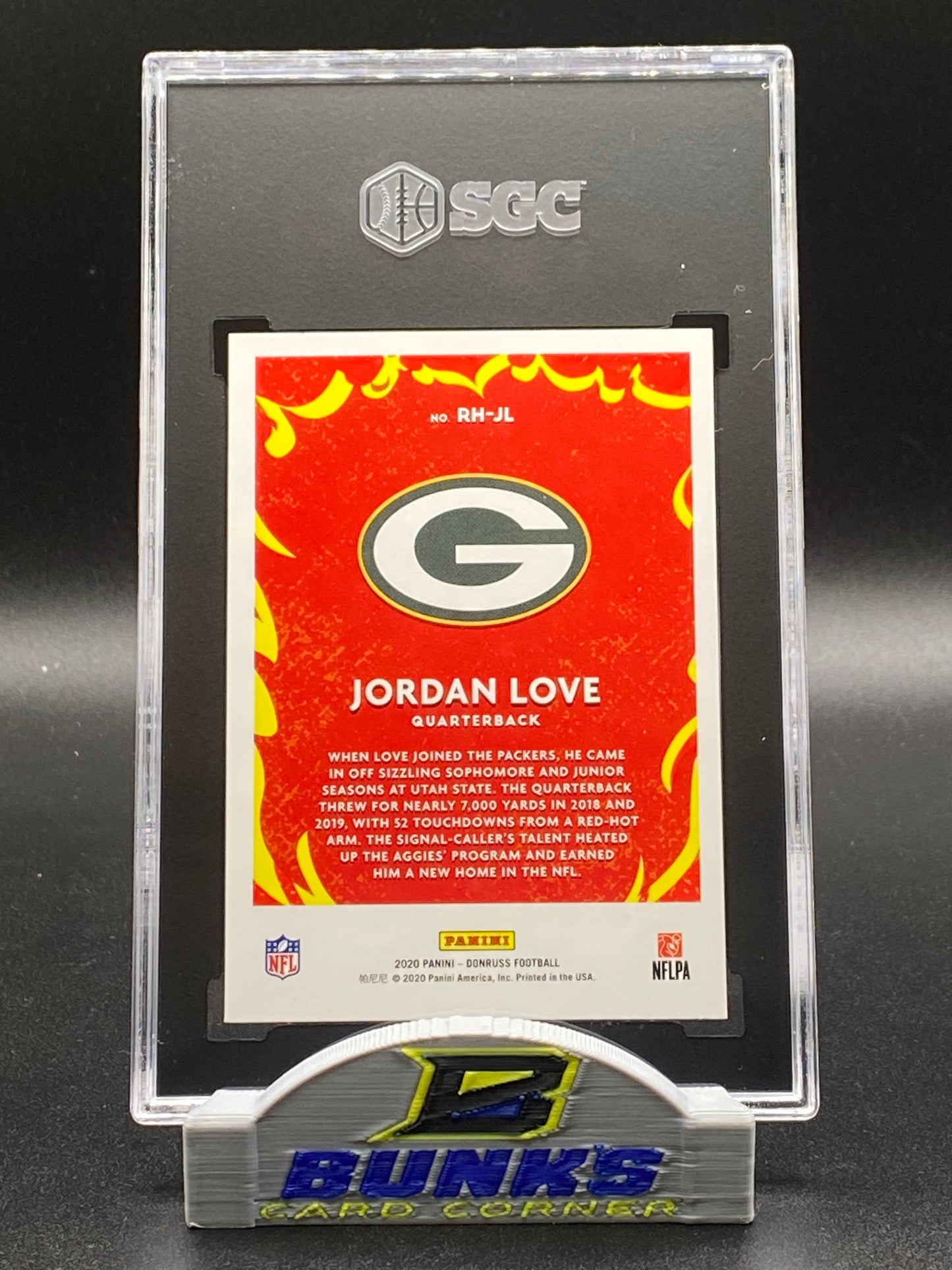 2020 Jordan Love Red Hot Rookies SGC 9.5 (Box 19)