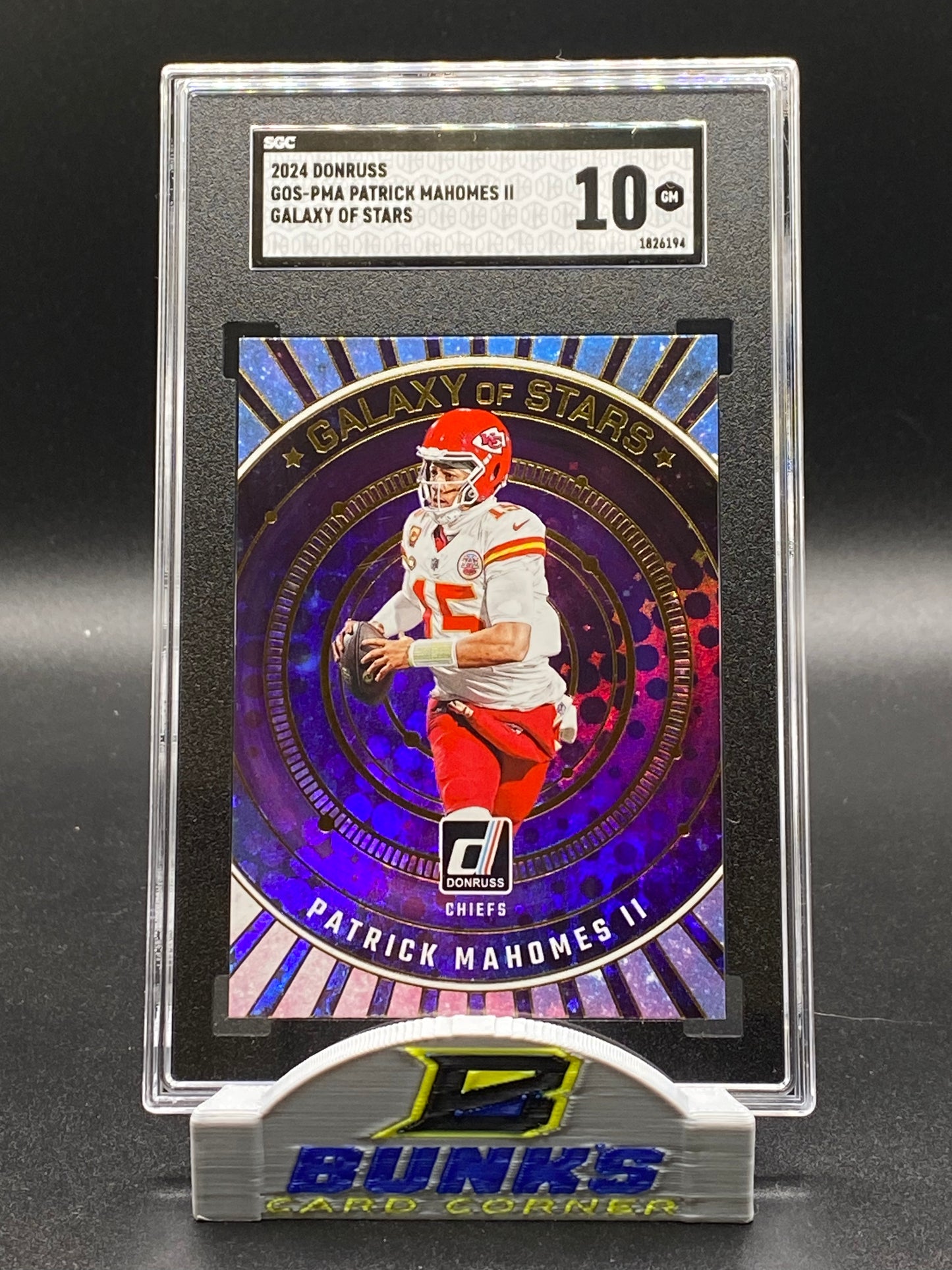 2024 Patrick Mahomes II Galaxy of Stars SGC 10 (Box 19)