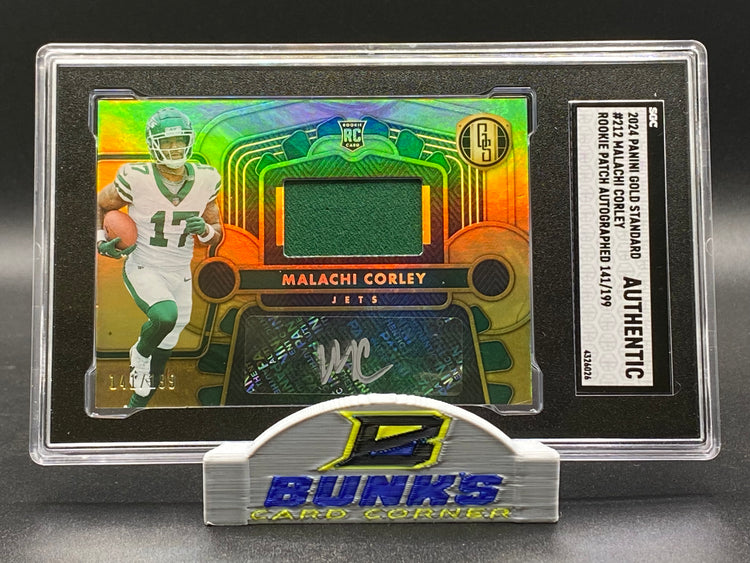 2024 Malachi Corley Rookie Patch Autographed 141/199