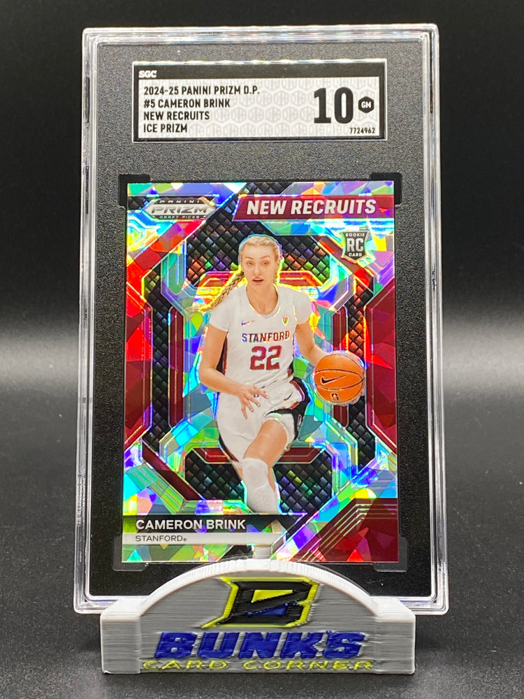 2024-25 Cameron Brink Ice Prizm Rookie Card SGC 10