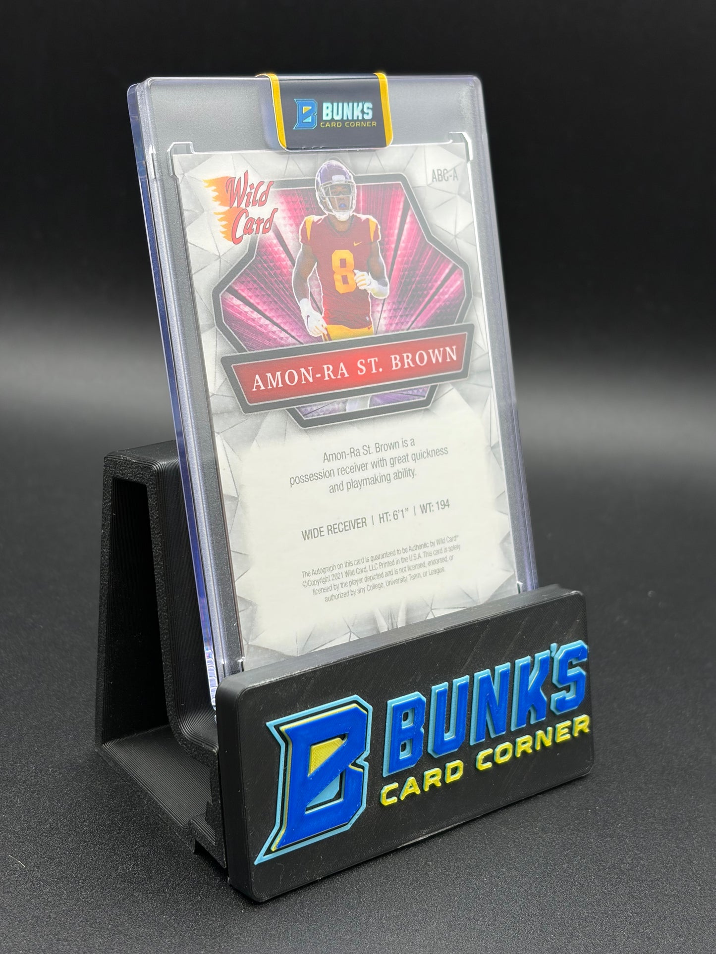 2021 Amon Ra St. Brown Wild Card Alumination