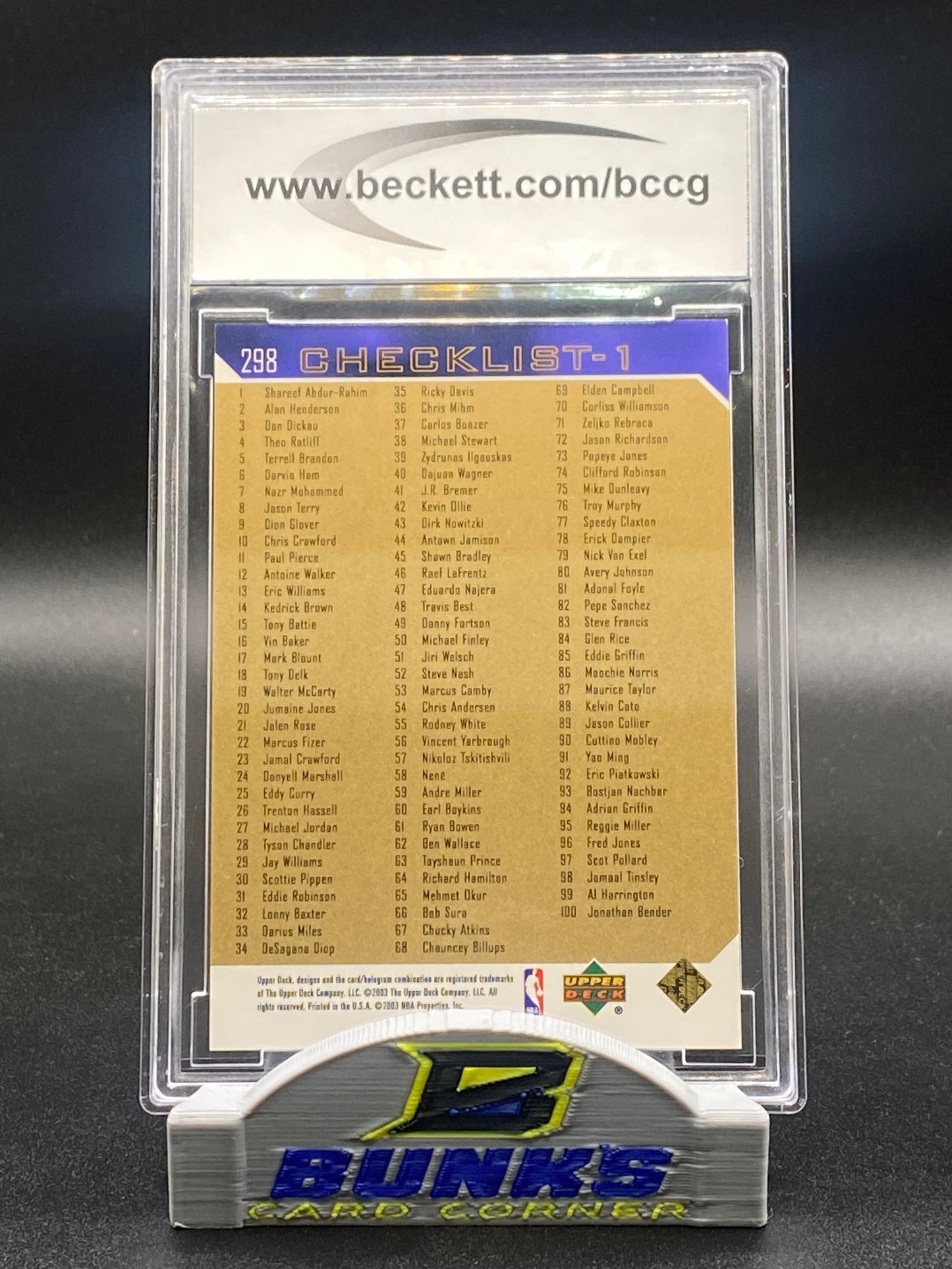2003-04 Kobe Bryant BCCG 10 (Box 21)