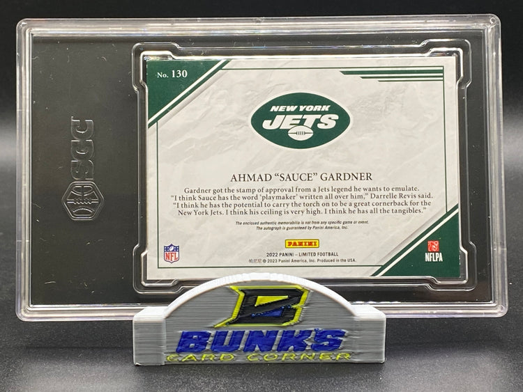 2022 Ahmad Gardner Rookie Patch Autographed 97/199