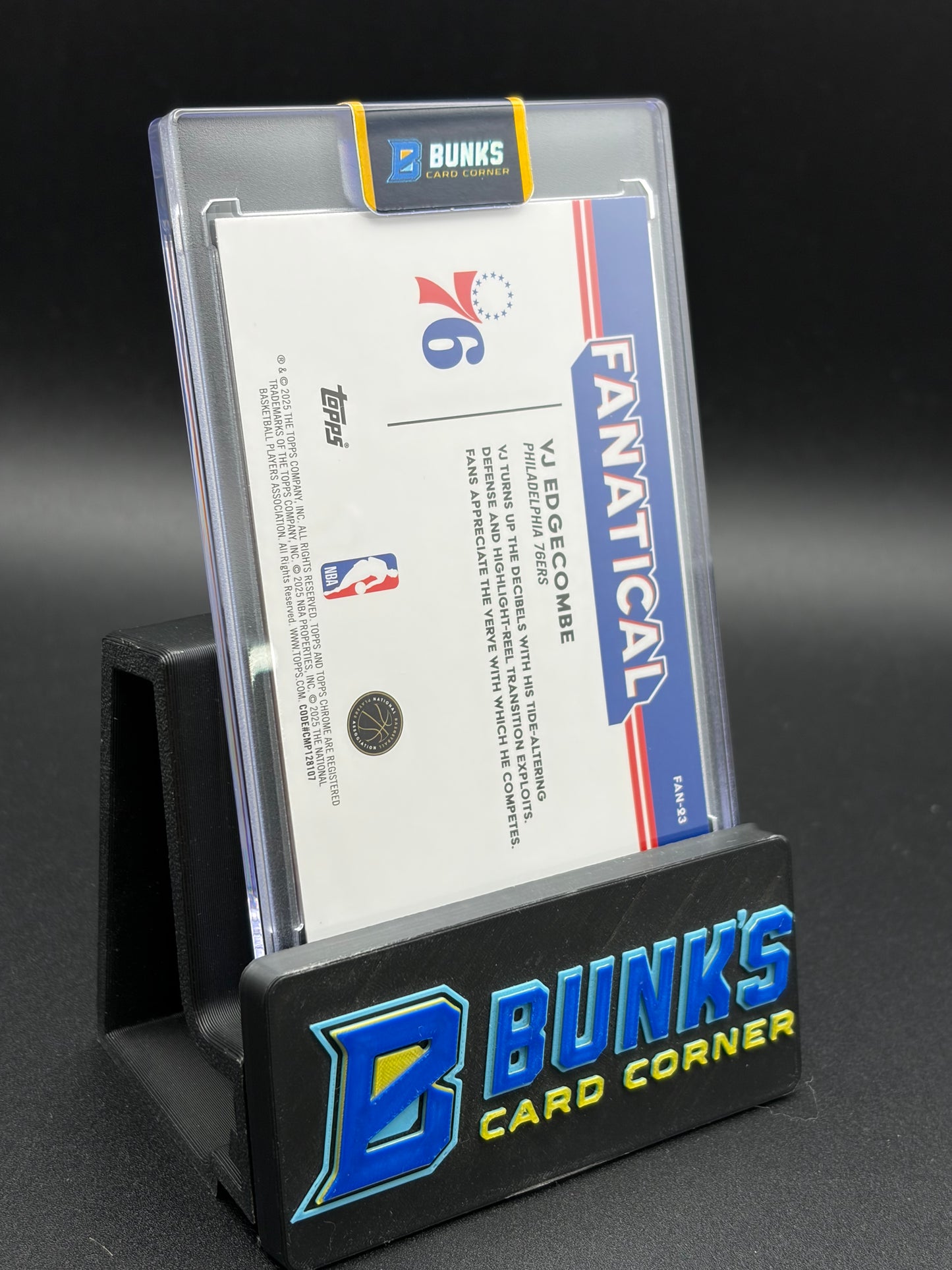 2025 VJ Edgecombe Fanatical Topps RC