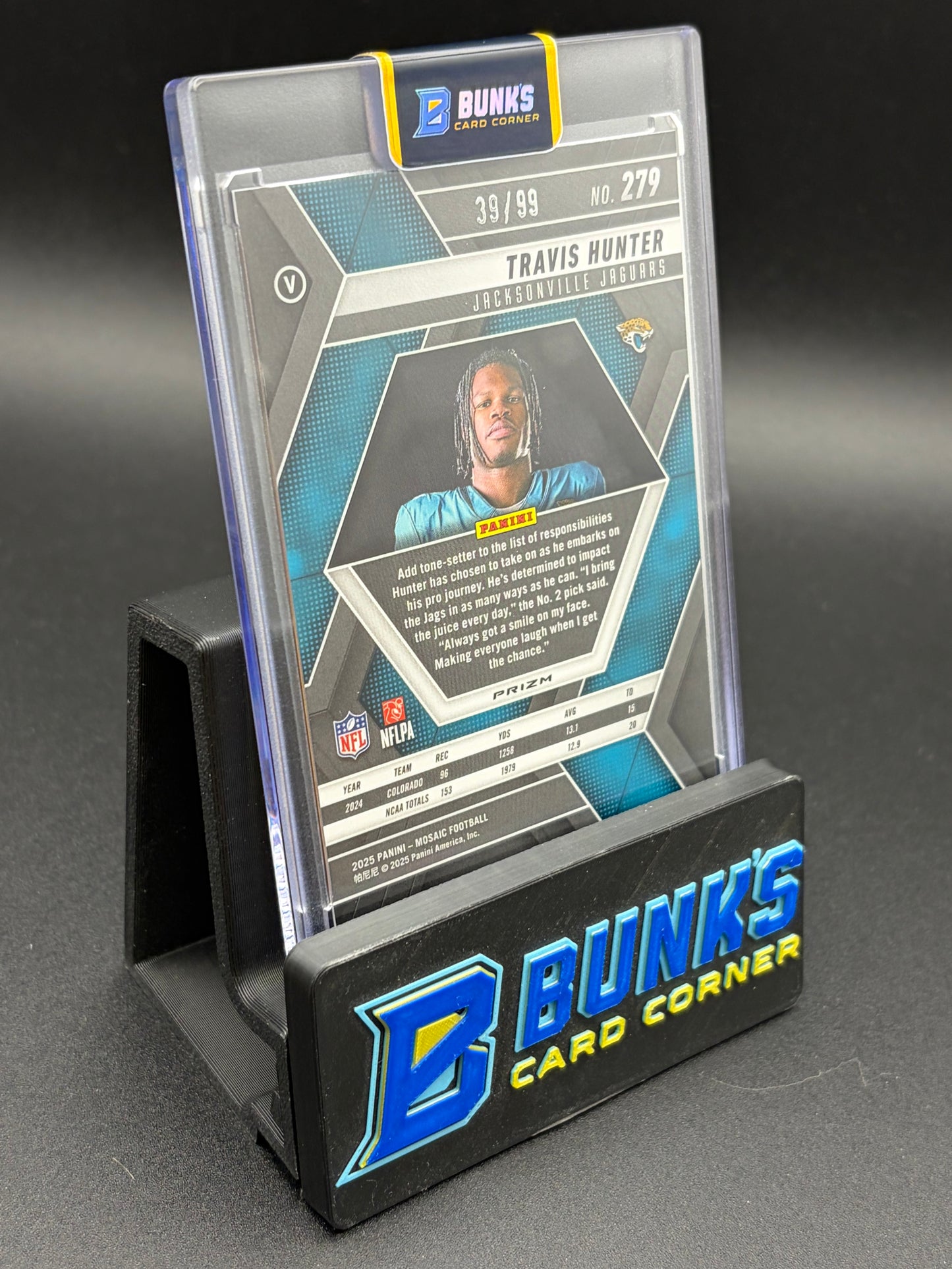 2025 Travis Hunter Mosaic Panini Blue RC