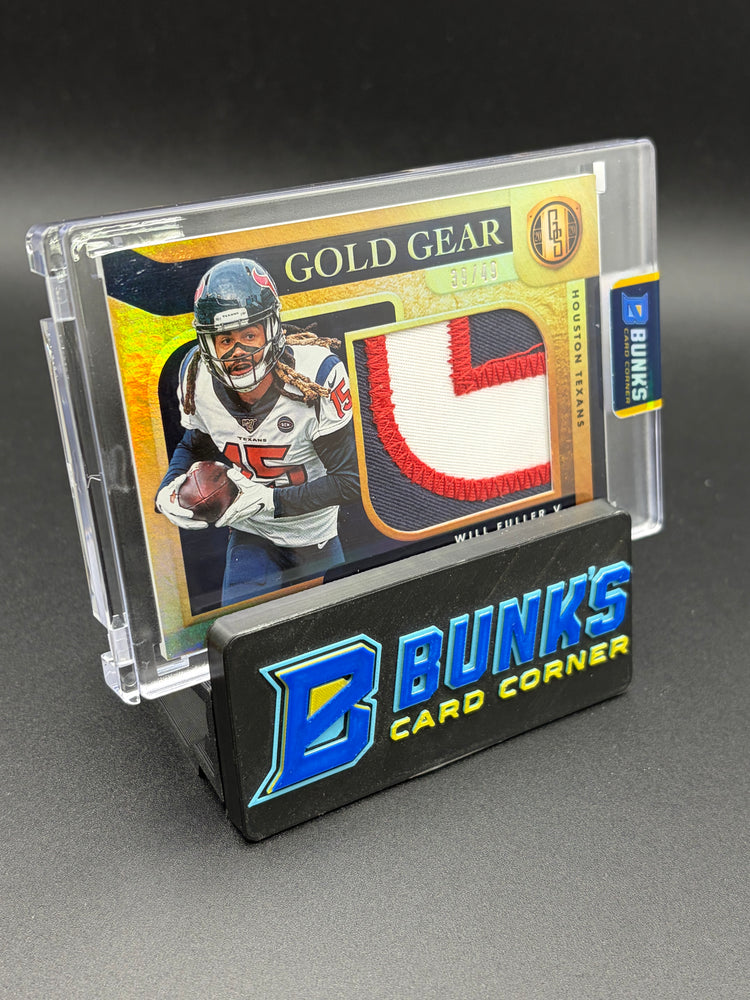 2020 Will Fuller V Gold Standard Player Worn Material 39/49