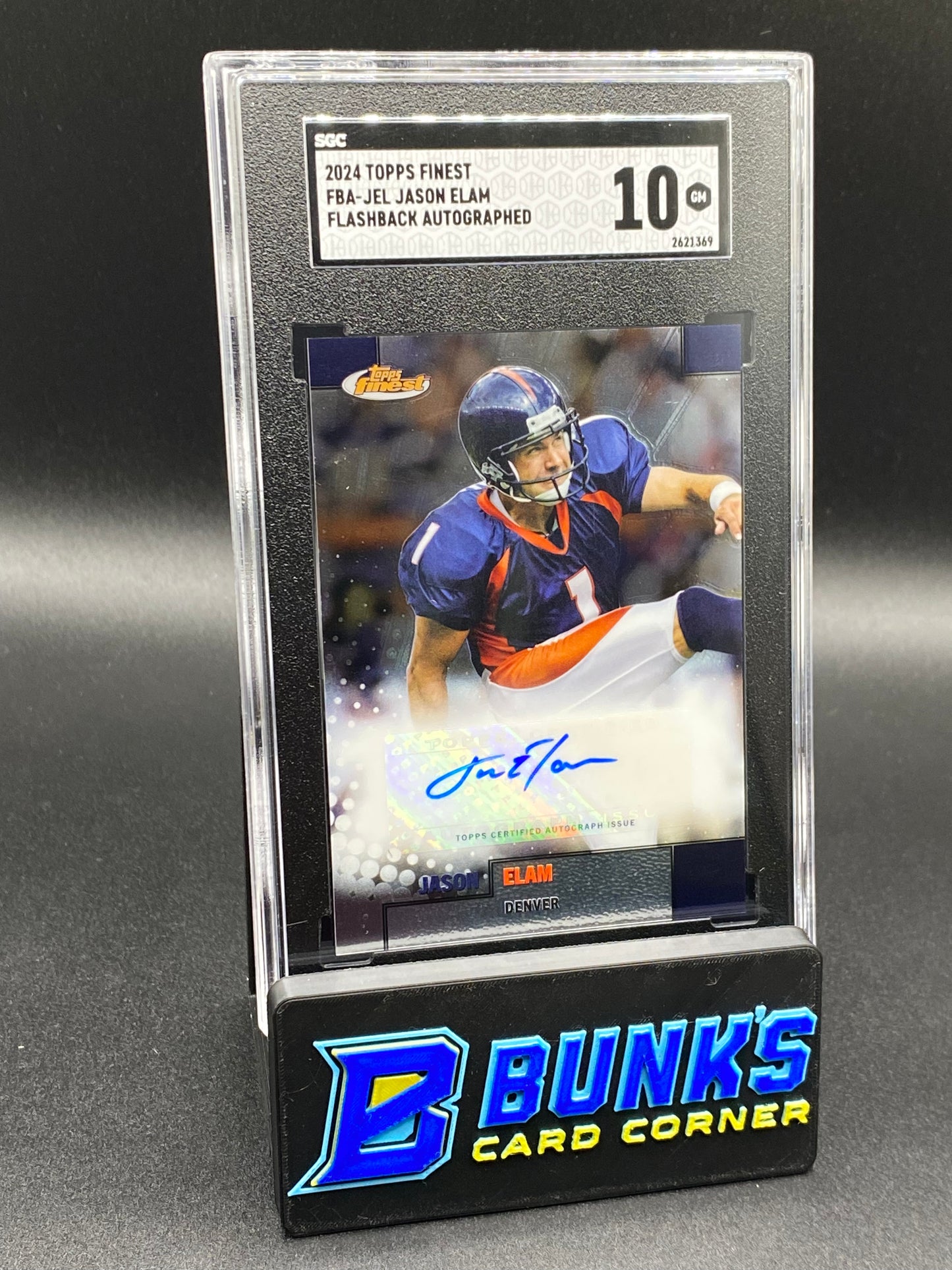Jason Elam Flashback Auto. SGC 10 (Box B51)