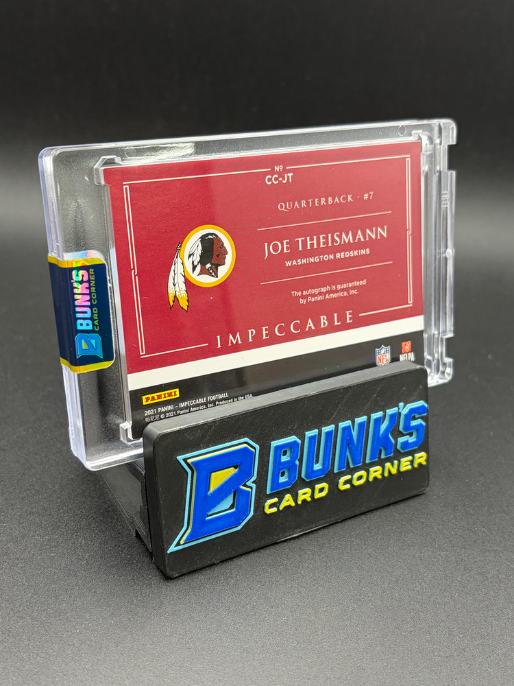 2021 Joe Theismann Impeccable Auto Canvas Creations 19/25