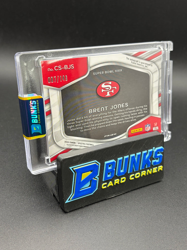 2024 Brent Jones Spectra Panini Champion Signatures 87/149