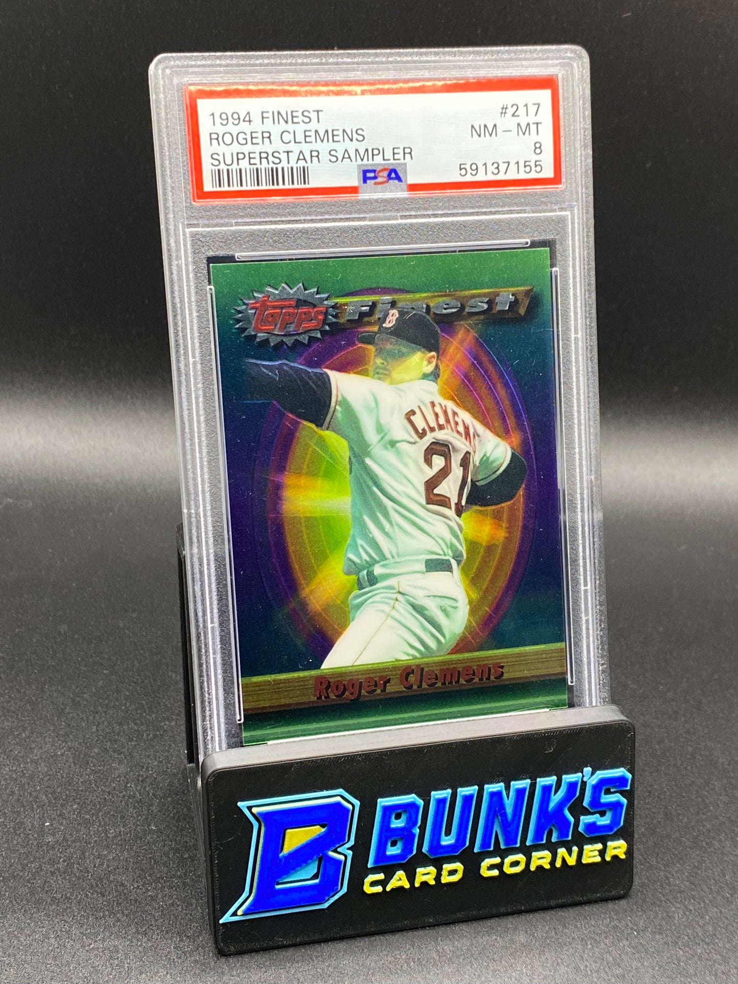 1994 Roger Clemens Superstar Sampler PSA 8 (Box B51)