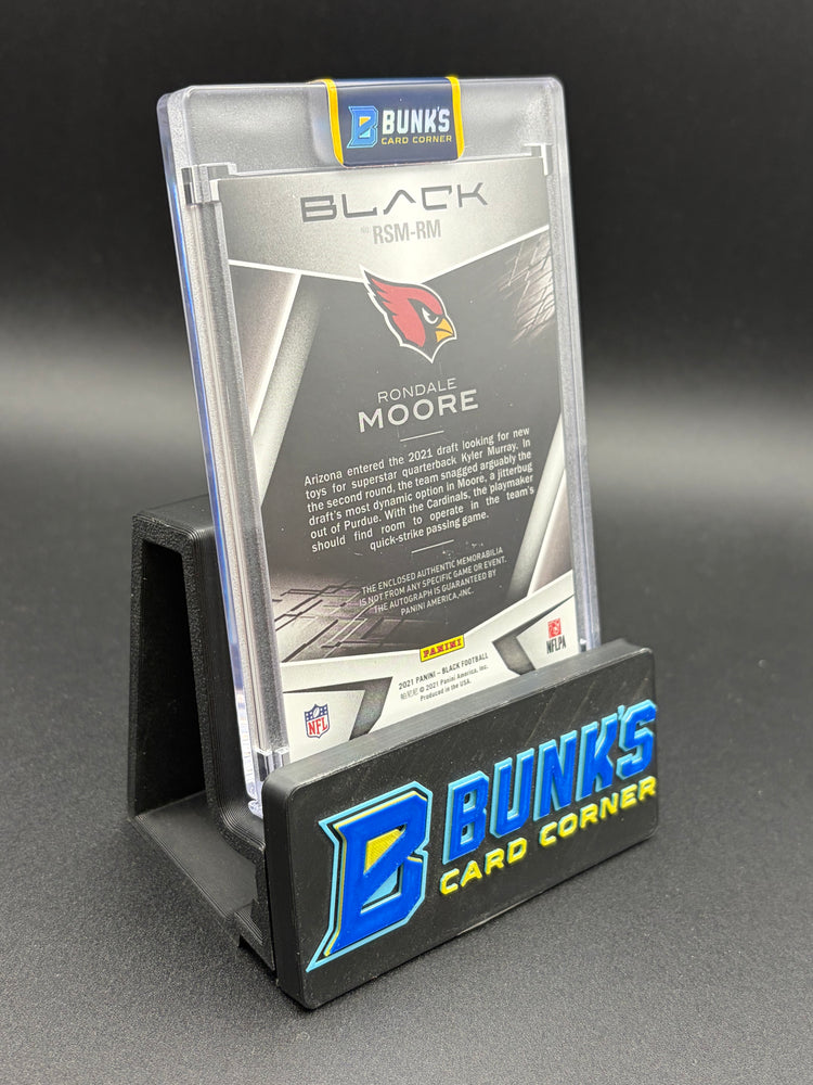 2021 Rondale Moore Black Panini Auto Patch RC 20/99
