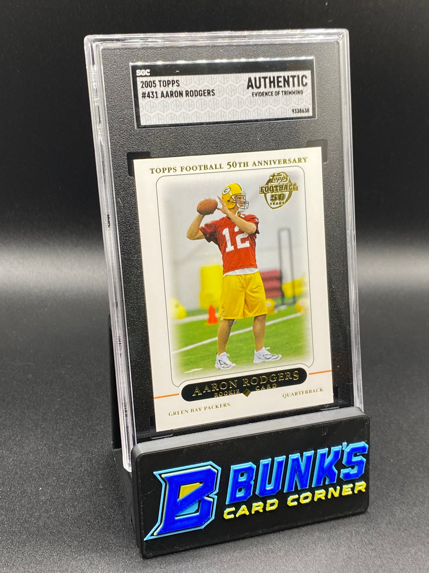2005 Aaron Rodgers RC SGC Authentic (Box B52)