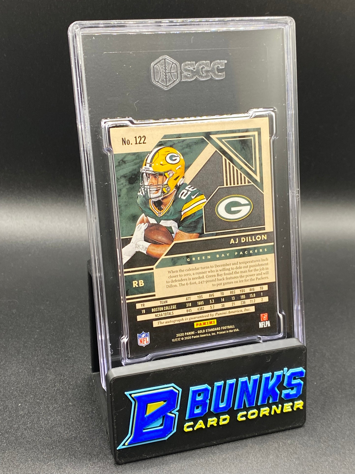 2020 AJ Dillon Auto. RC SGC 10/9 (Box B52)