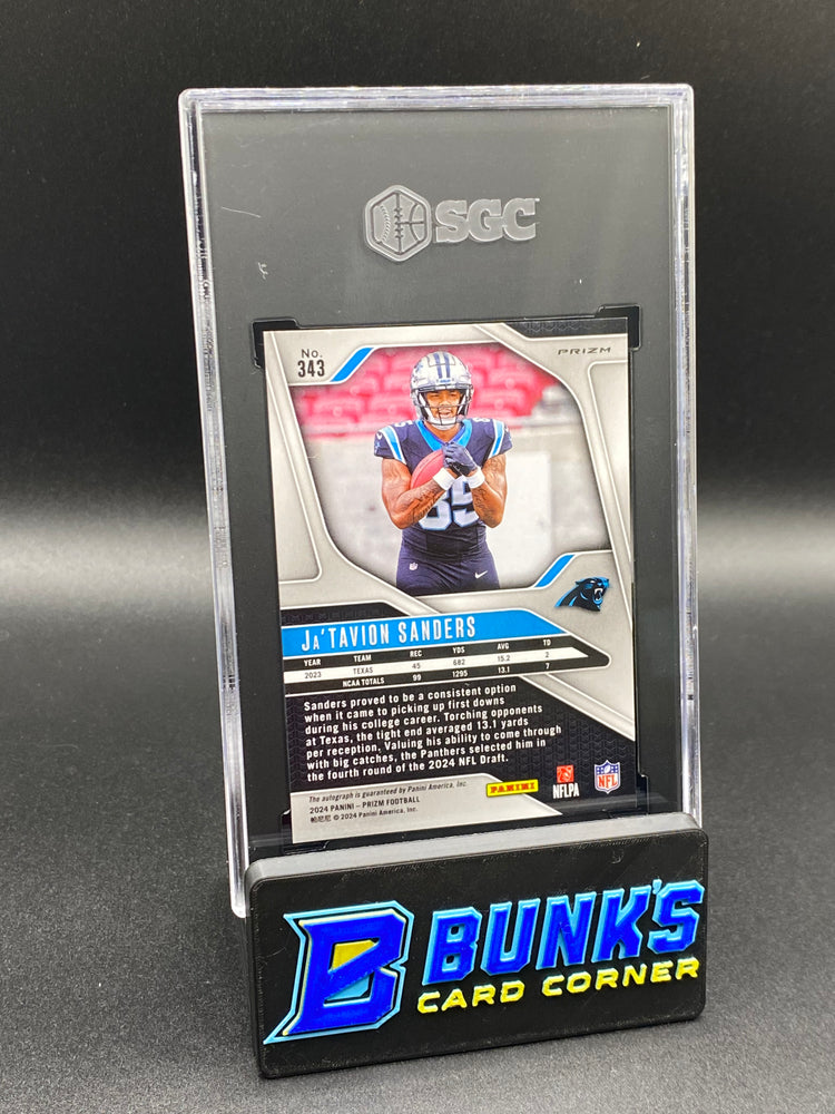 2024 Ja'Tavion Sanders Auto. SGC 10/10